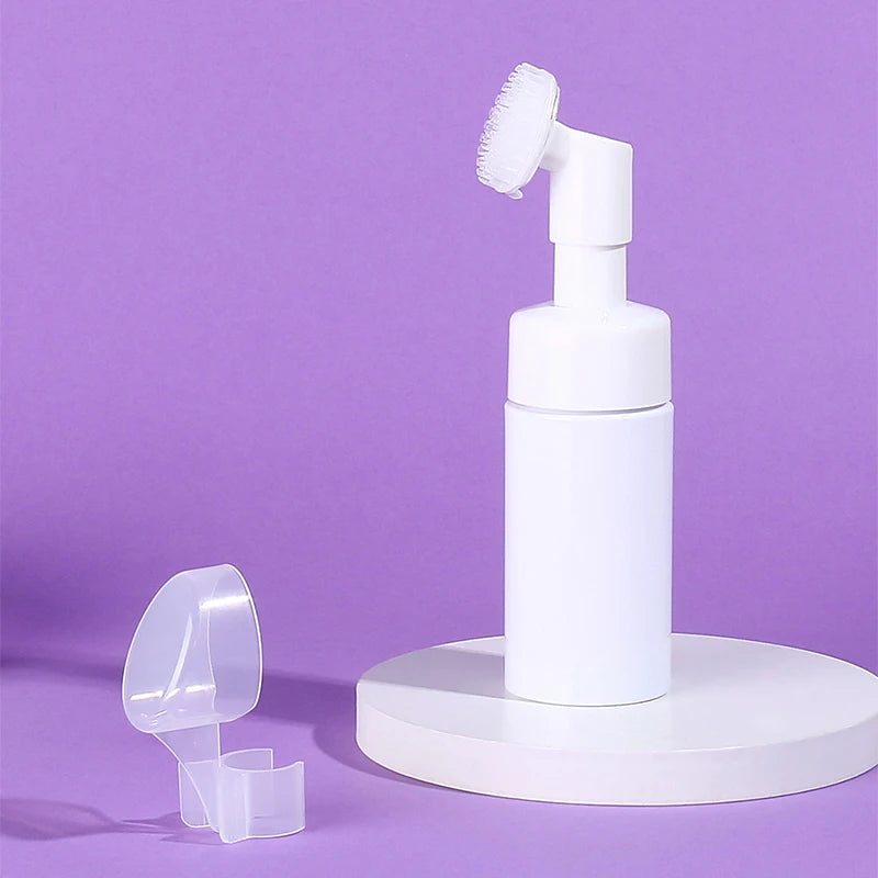 Facial Cleanser Mousse Foam Gel Head Wash Brush Foam Bottle Pressure Cleansing Foaming Soap Pump Dispenser