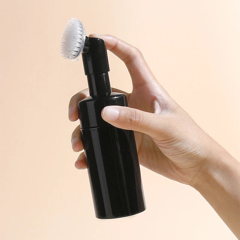 Facial Cleanser Mousse Foam Gel Head Wash Brush Foam Bottle Pressure Cleansing Foaming Soap Pump Dispenser
