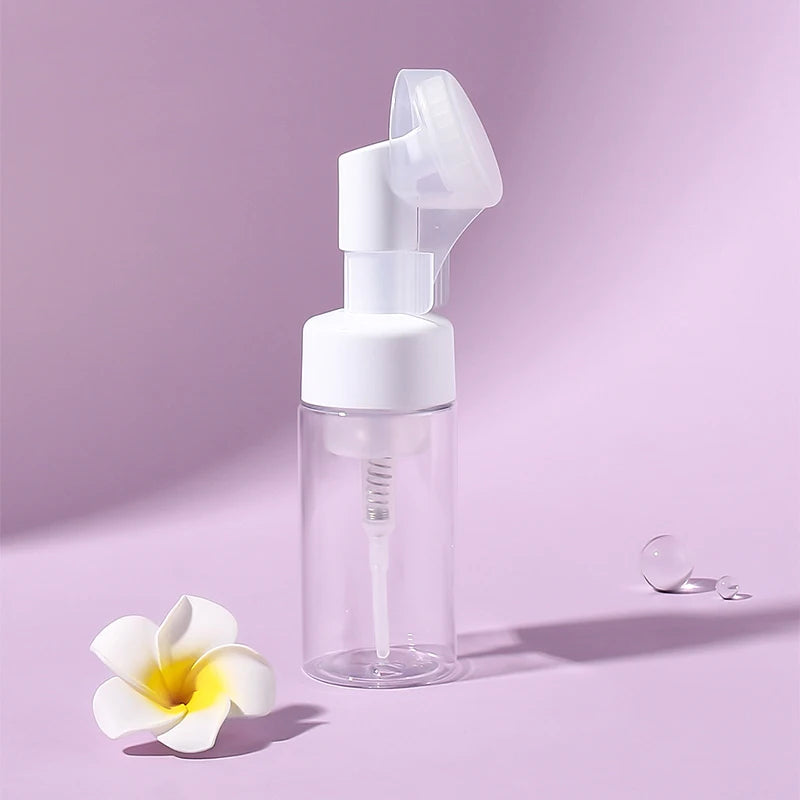 Facial Cleanser Mousse Foam Gel Head Wash Brush Foam Bottle Pressure Cleansing Foaming Soap Pump Dispenser