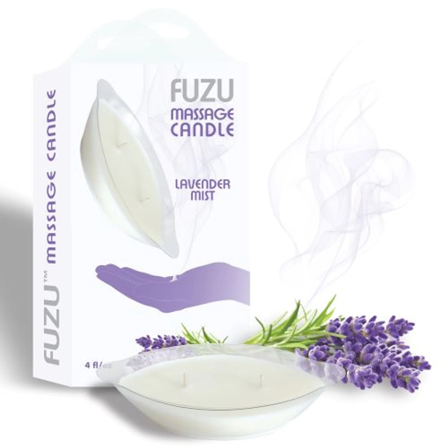 4 oz Lavender Mist Candle for Relaxing Aromatherapy & Therapeutic Use