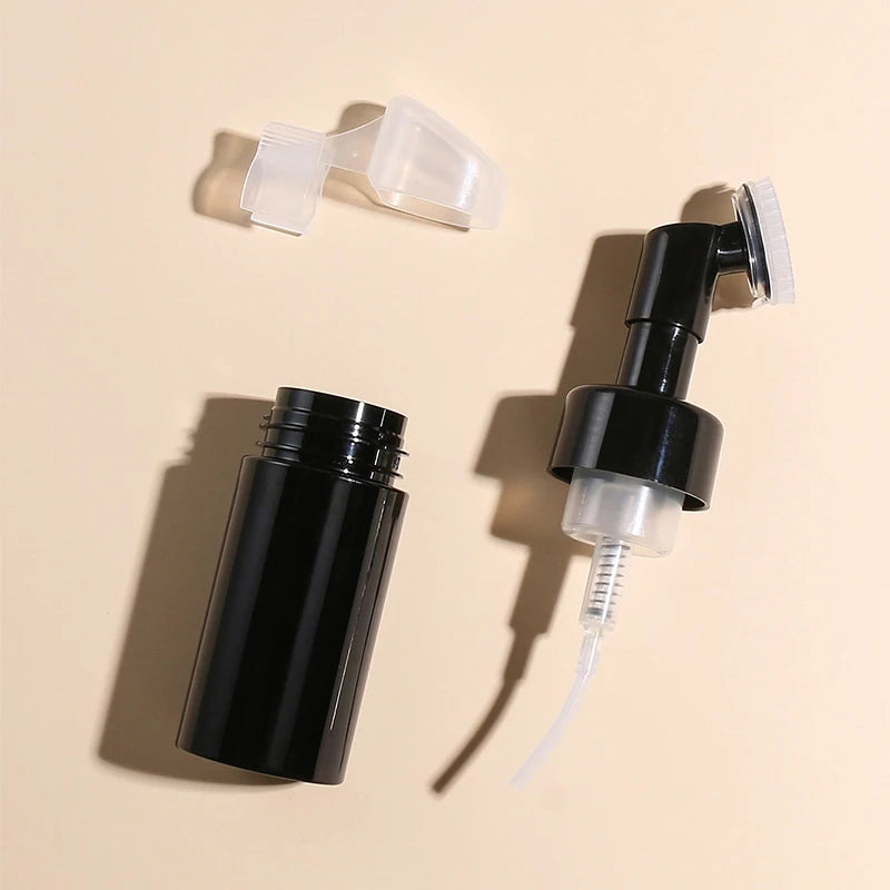 Facial Cleanser Mousse Foam Gel Head Wash Brush Foam Bottle Pressure Cleansing Foaming Soap Pump Dispenser